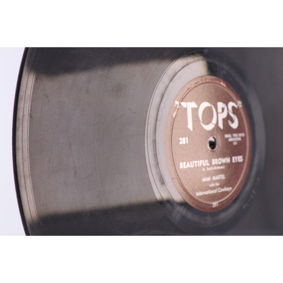 Mimi Martel, Bob Sandy - Beautiful Brown Eyes / Cold Heart 78rpm Record TOPS 281 - Picture 16 of 16